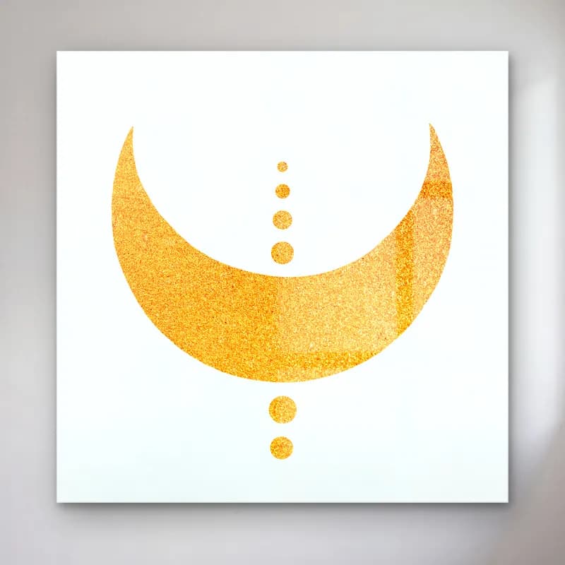 Çizgi Sanatı Altın Doku No. 7 cam tablo — Çizgi Sanatı Altın Doku No. 7 — çizgi sanatı altın doku