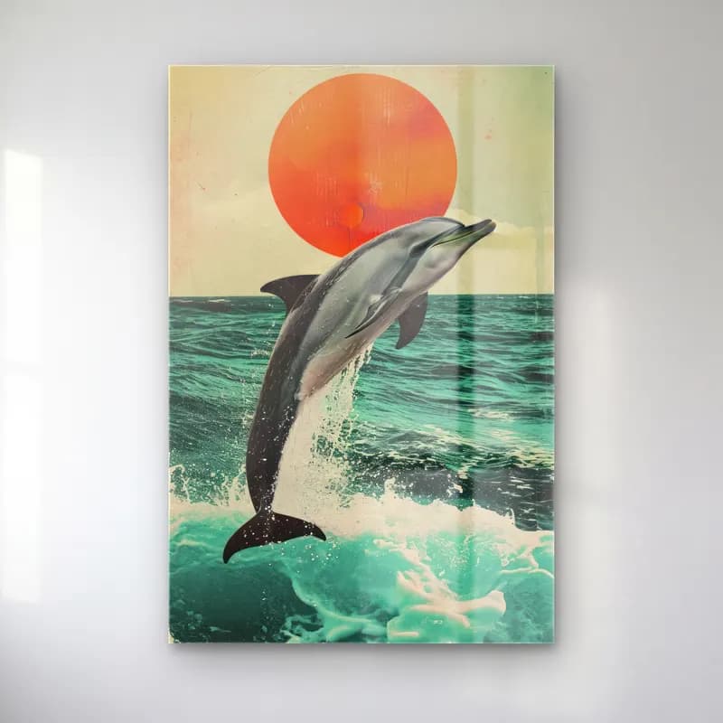 Vintage Poster Balina cam tablo — Vintage Poster Balina — vintage poster balina