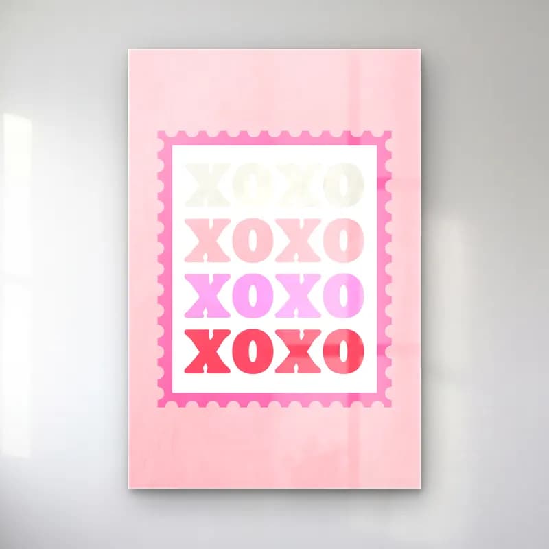 Pastel Harf Posteri No. 4 cam tablo — Pastel Harf Posteri No. 4 — pastel harf posteri