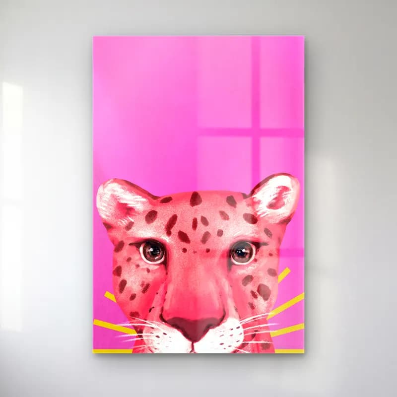 Maksimalist Leopar No. 6 cam tablo — Maksimalist Leopar No. 6 — maksimalist leopar