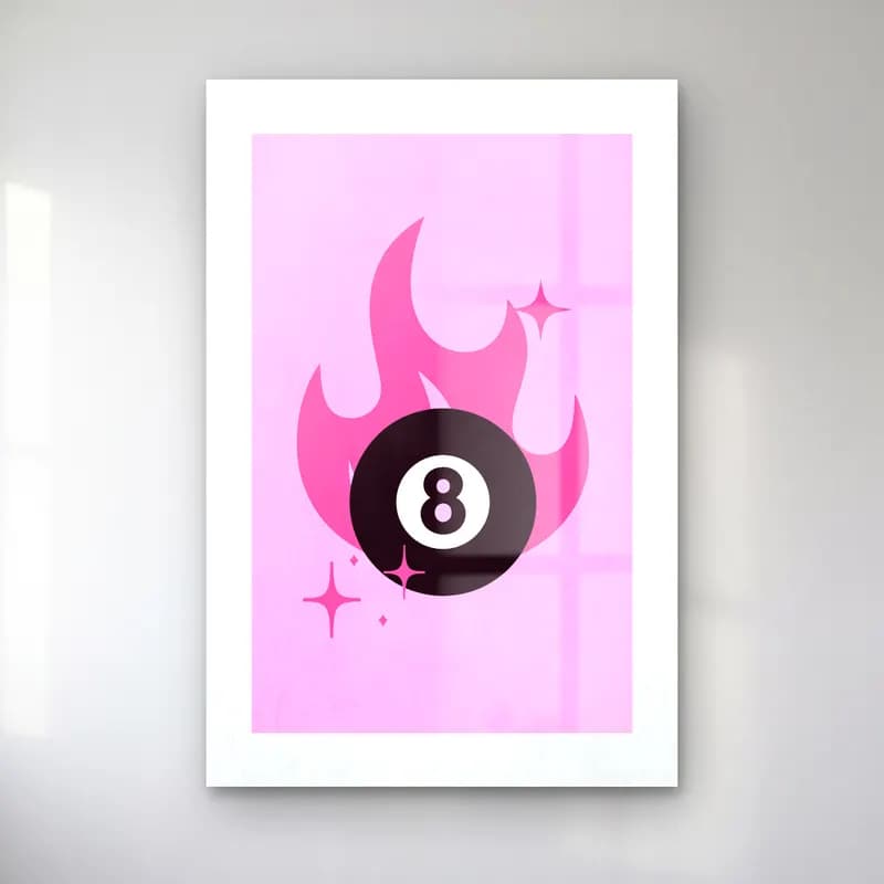 Pastel Rakamlar No. 4 cam tablo — Pastel Rakamlar No. 4 — pastel rakamlar
