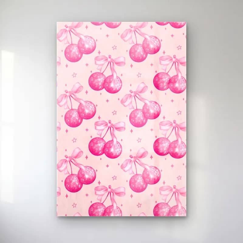 Pastel Kirazlar No. 7 cam tablo — Pastel Kirazlar No. 7 — pastel kirazlar