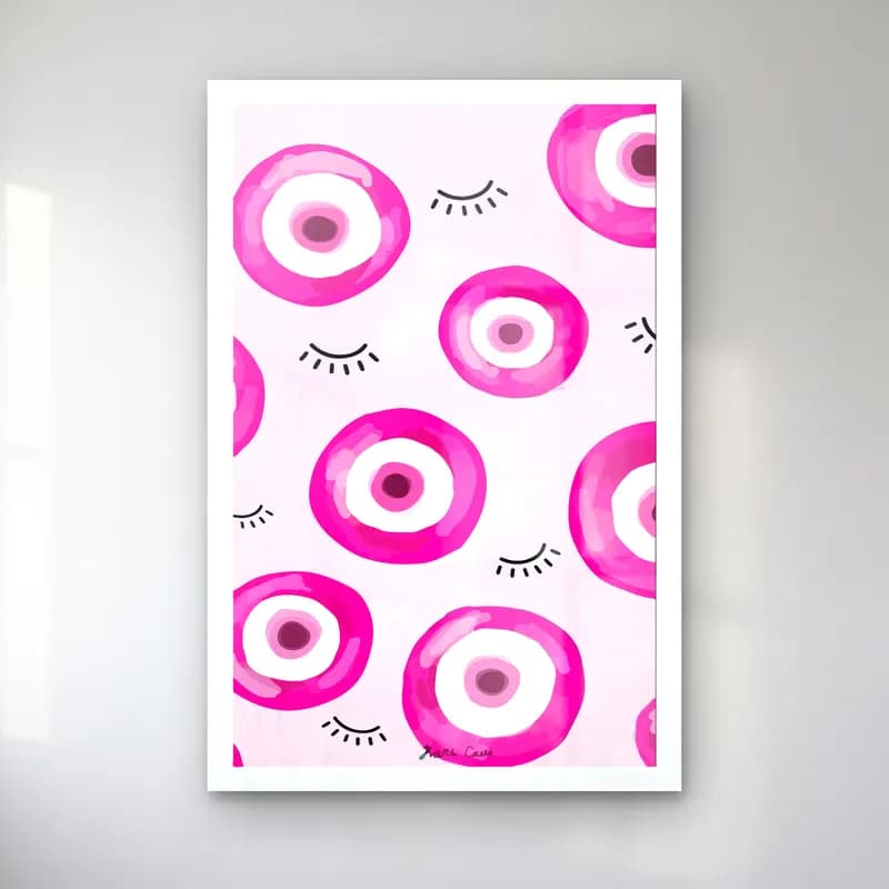Retro Karpuz – Pembe Tonlar cam tablo — Retro Karpuz – Pembe Tonlar — retro karpuz