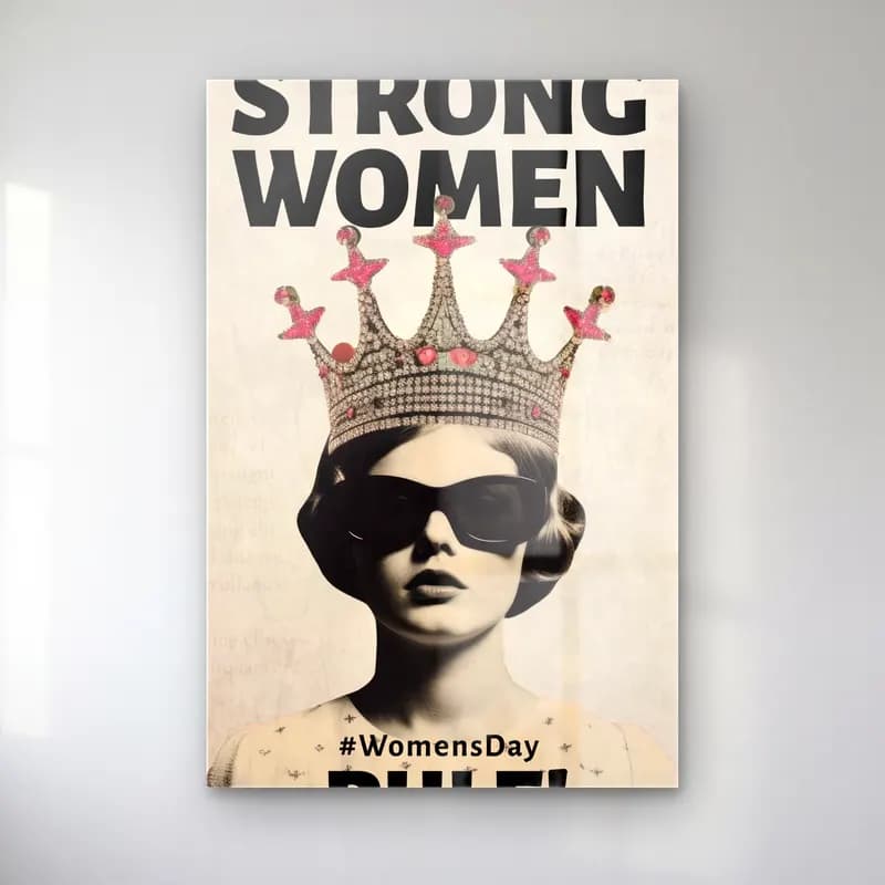 Vintage Poster Şapkalı Kadın – Pembe Tonlar cam tablo — Vintage Poster Şapkalı Kadın – Pembe Tonlar — vintage poster şapkalı kadın
