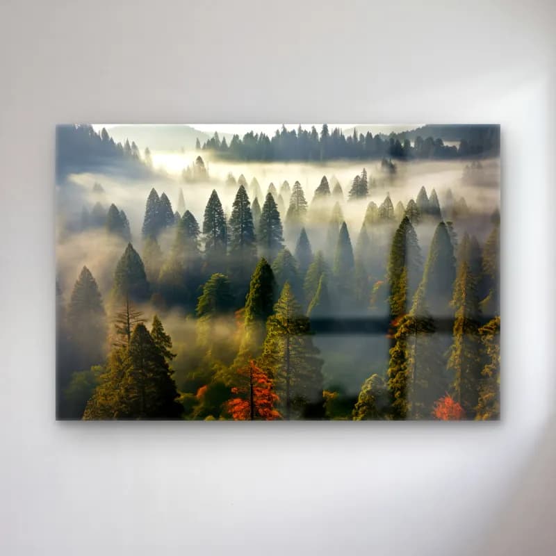 Pastel Sisli Orman cam tablo — Pastel Sisli Orman — pastel sisli orman