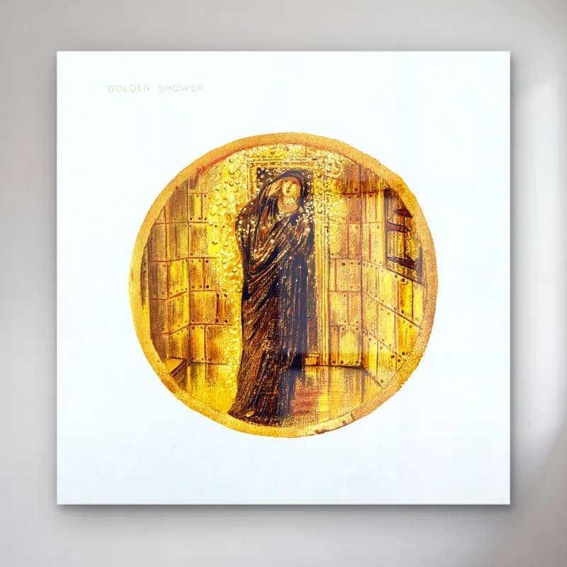 Suluboya Elbiseli Kadın No. 15 cam tablo — Suluboya Elbiseli Kadın No. 15 — suluboya elbiseli kadın