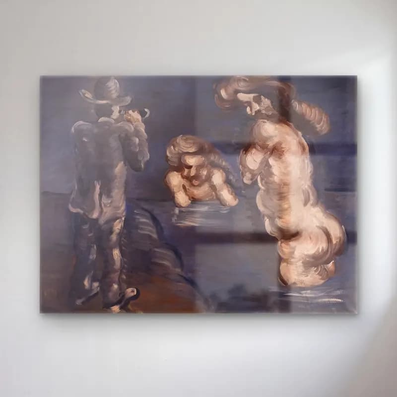 Vilhelm Lundstrøm – The man who sees everything cam tablo — Vilhelm Lundstrøm – The man who sees everything — empresyonist mitolojik sahne