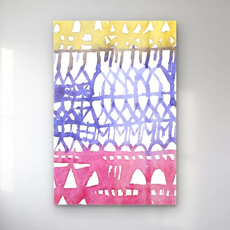 Paul Klee – Old City cam tablo — Paul Klee – Old City — boho dama deseni