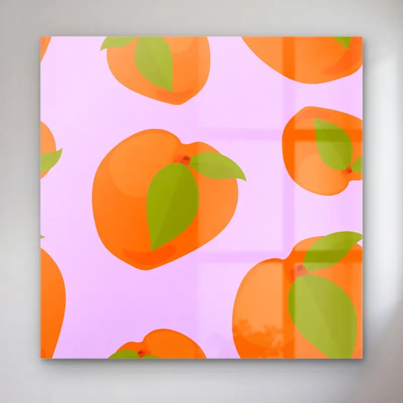Pastel Portakallar No. 5 cam tablo — Pastel Portakallar No. 5 — pastel portakallar