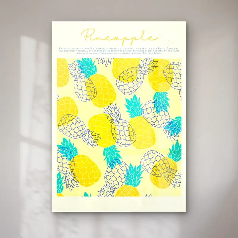 Retro Limonlar No. 3 cam tablo — Retro Limonlar No. 3 — retro limonlar