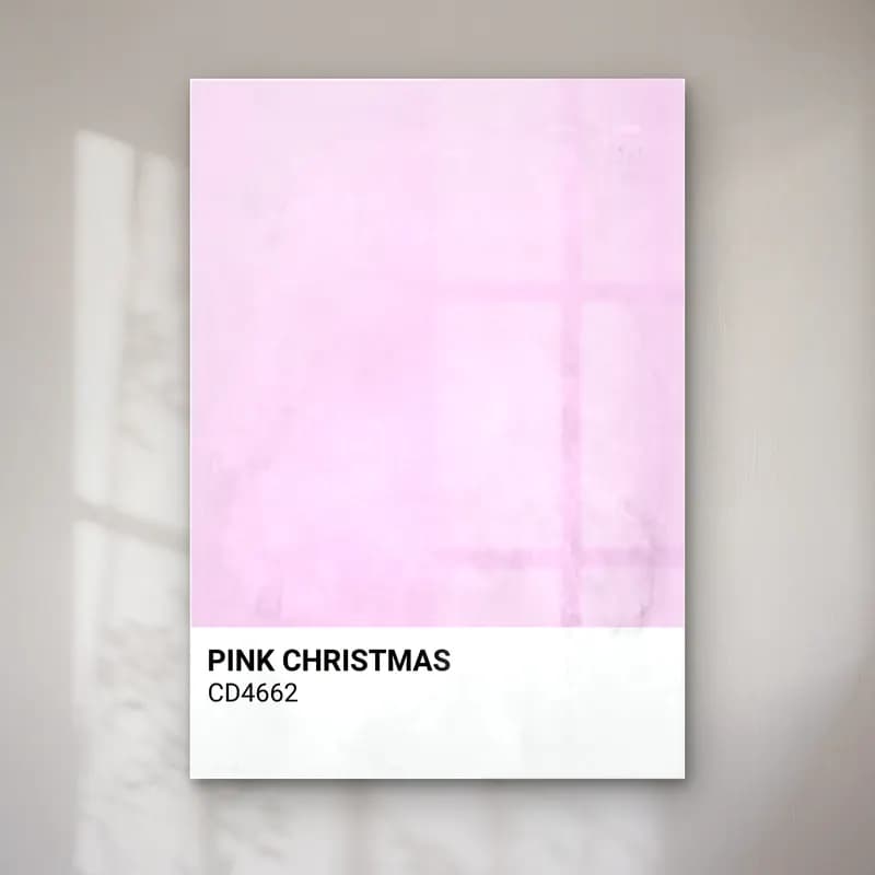 Pastel Yılbaşı Ağacı No. 12 cam tablo — Pastel Yılbaşı Ağacı No. 12 — pastel yılbaşı ağacı