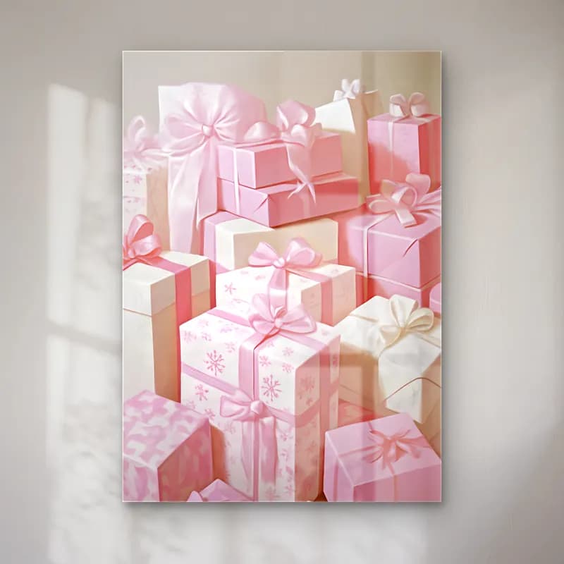 Pastel Hediye Paketleri No. 7 cam tablo — Pastel Hediye Paketleri No. 7 — pastel hediye paketleri