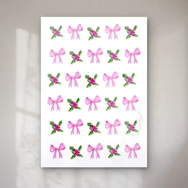 Pastel Fiyonk No. 8 cam tablo — Pastel Fiyonk No. 8 — pastel fiyonk