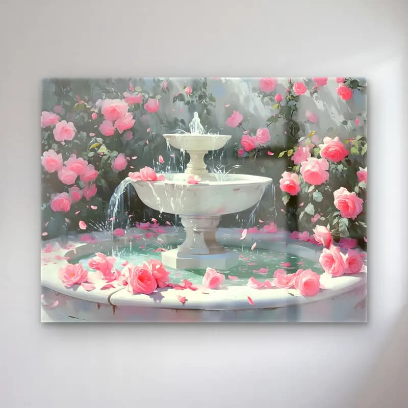 Yağlı Boya Güller No. 24 cam tablo — Yağlı Boya Güller No. 24 — yağlı boya güller