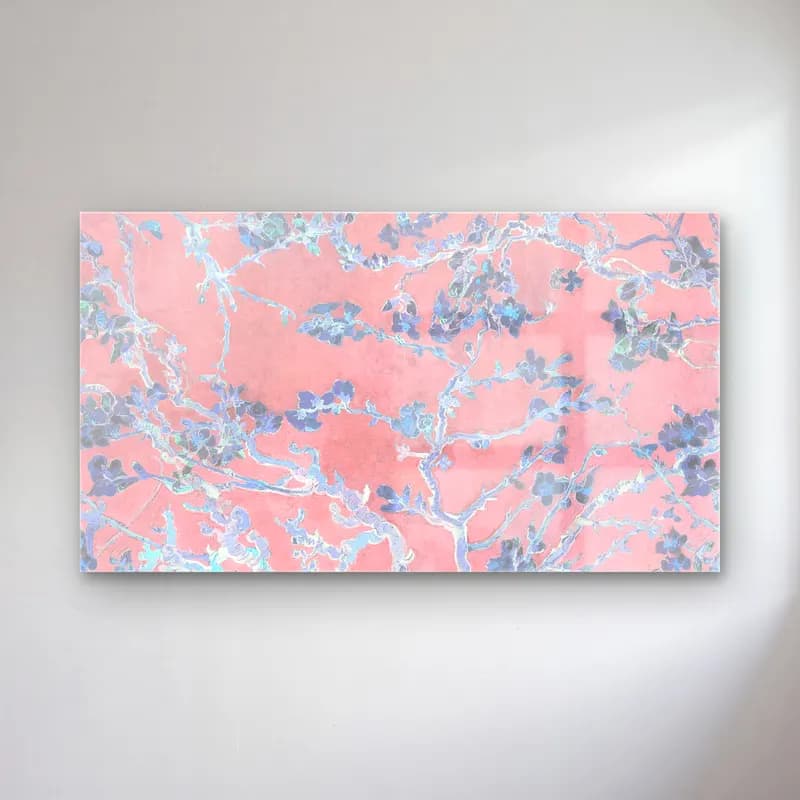 Pastel Kiraz Çiçekleri No. 13 cam tablo — Pastel Kiraz Çiçekleri No. 13 — pastel kiraz çiçekleri