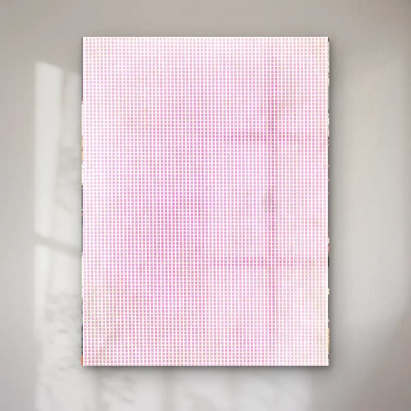 Pastel Dama Deseni No. 12 cam tablo — Pastel Dama Deseni No. 12 — pastel dama deseni
