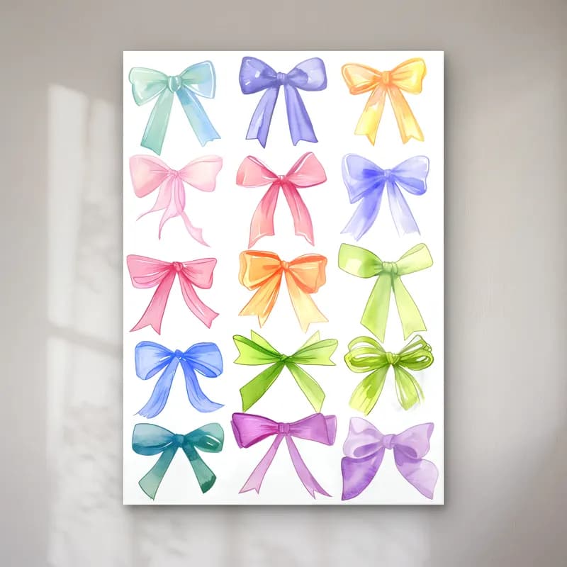 Pastel Fiyonk No. 38 cam tablo — Pastel Fiyonk No. 38 — pastel fiyonk