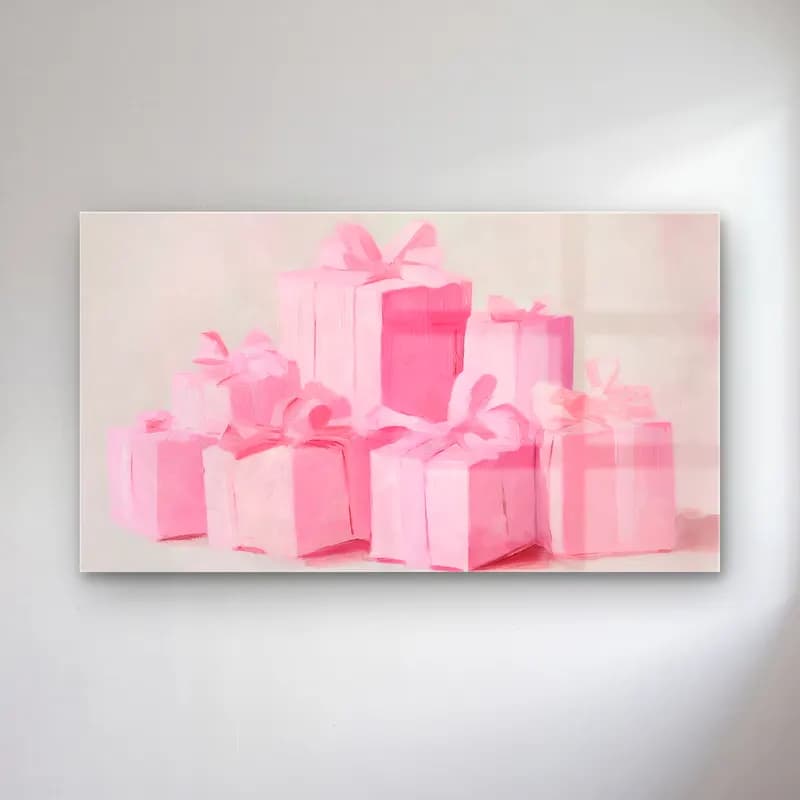 Pastel Hediye Paketleri No. 9 cam tablo — Pastel Hediye Paketleri No. 9 — pastel hediye paketleri