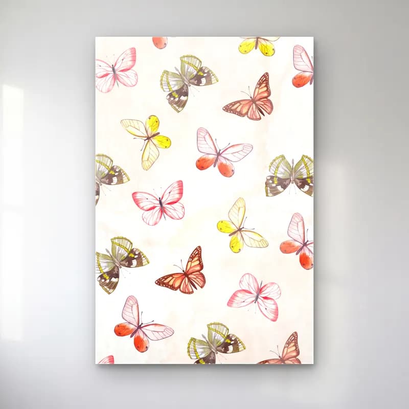 Pastel Kelebek cam tablo — Pastel Kelebek — pastel kelebek