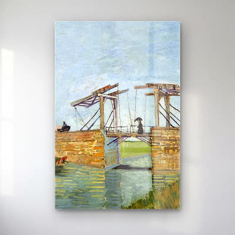 Vincent van Gogh – Langlois Bridge at Arles cam tablo — Vincent van Gogh – Langlois Bridge at Arles — empresyonist köprü
