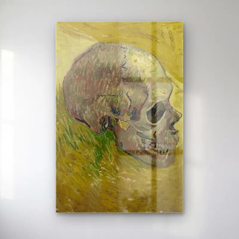 Vincent van Gogh – Skull cam tablo — Vincent van Gogh – Skull — empresyonist erkek portresi