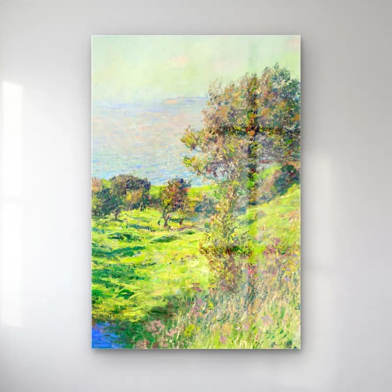 Claude Monet – Coup de vent cam tablo — Claude Monet – Coup de vent — empresyonist i̇talyan sahili