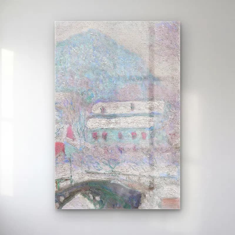 Claude Monet – Sandvika, Norway cam tablo — Claude Monet – Sandvika, Norway — pastel soyut manzara