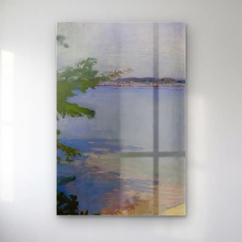 Abbott Handerson Thayer – Dublin Pond, New Hampshire cam tablo — Abbott Handerson Thayer – Dublin Pond, New Hampshire — empresyonist i̇talyan sahili